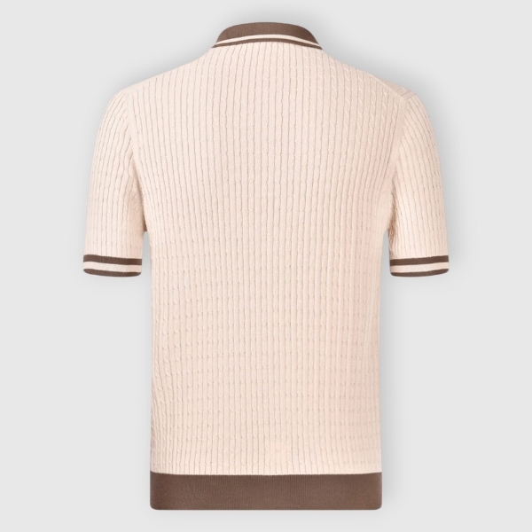 Immagine di Polo in maglia a trecce