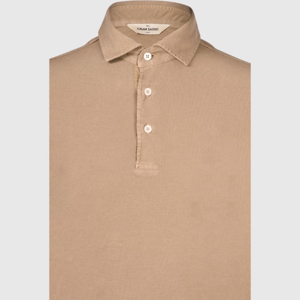 Picture of Long-sleeved vintage piquet polo