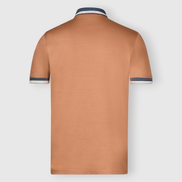 Picture of Mercerized cotton piquet polo zip