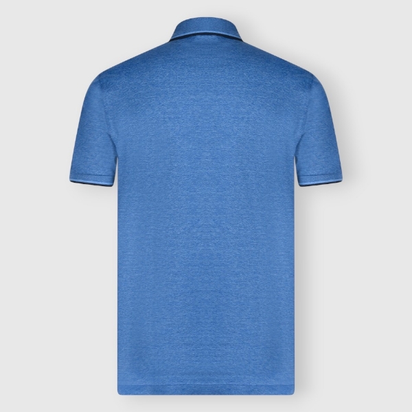 Picture of Mercerized cotton piquet jersey skipper polo