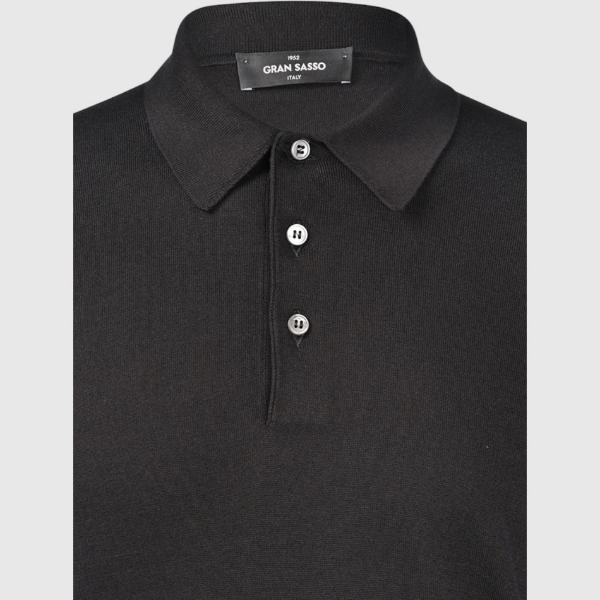 Picture of Long sleeve suvin knit polo