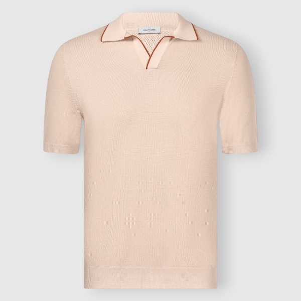 Immagine di Polo skipper in maglia chicco riso