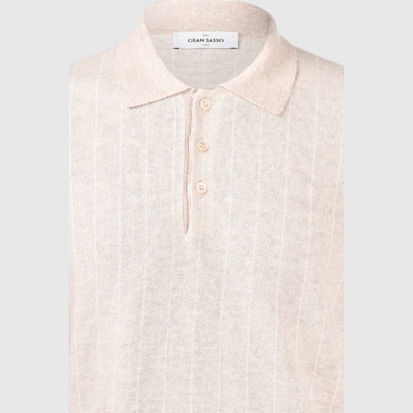 Picture of Striped jacquard knit polo