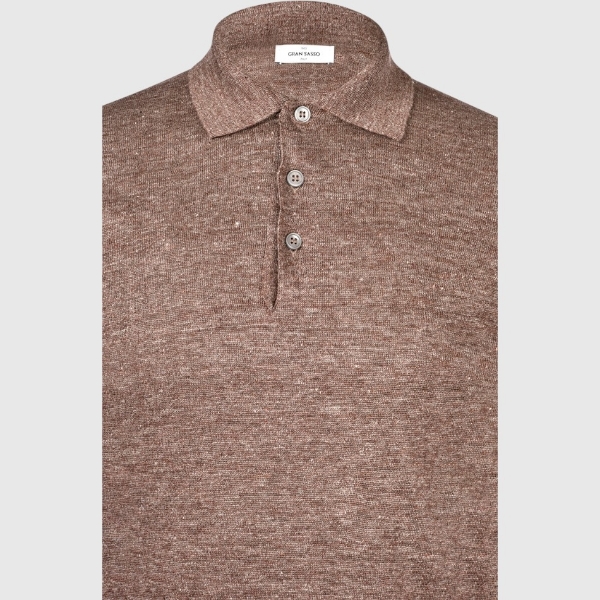 Picture of Knitted linen polo