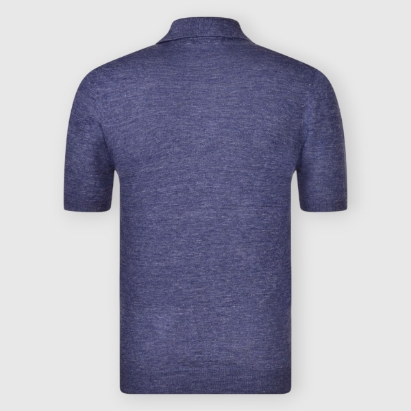 Picture of Knitted linen polo