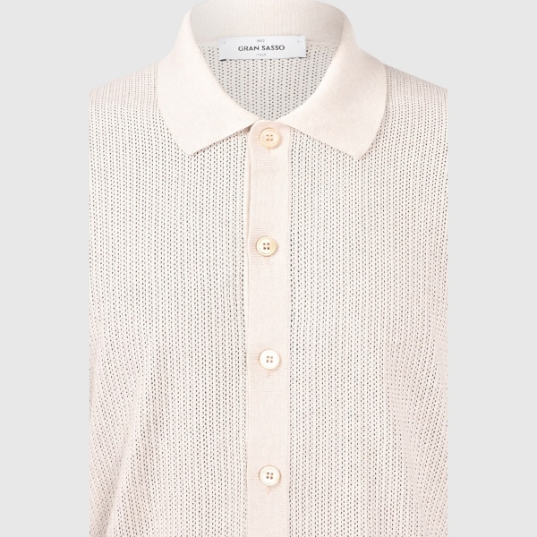 Immagine di Camicia in maglia lavorazione traforata