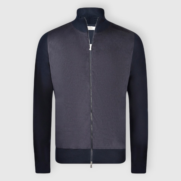 Picture of Organic cotton and alcantara jacket