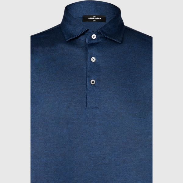 Picture of Jersey silk polo