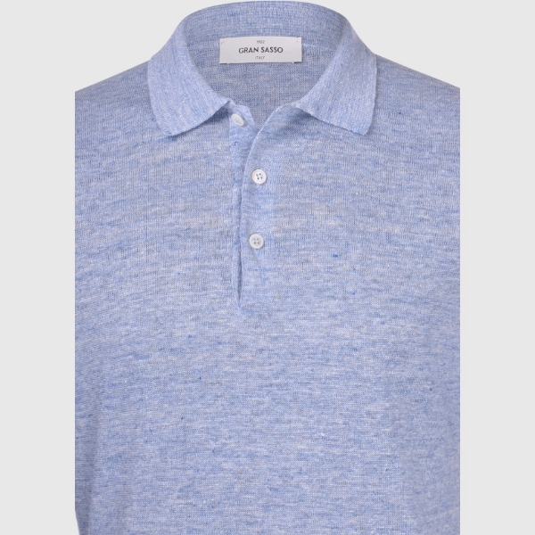 Picture of Knitted linen polo