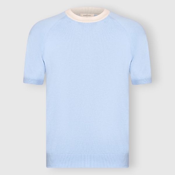 Picture of Organic cotton raglan knit t-shirt