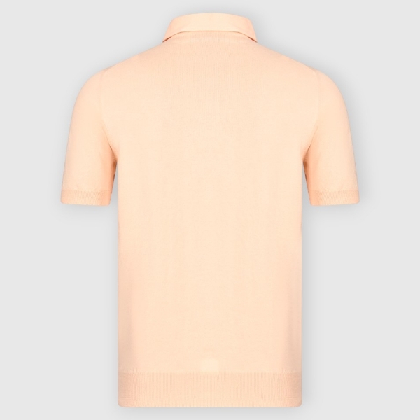 Picture of Shirt collar organic cotton knit polo