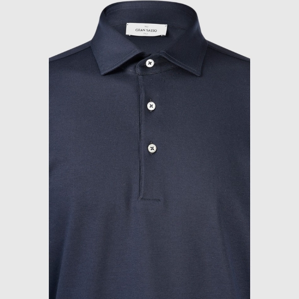 Immagine di Polo jersey interlock cotone pima