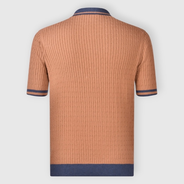 Immagine di Polo in maglia a trecce