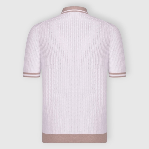 Immagine di Polo in maglia a trecce