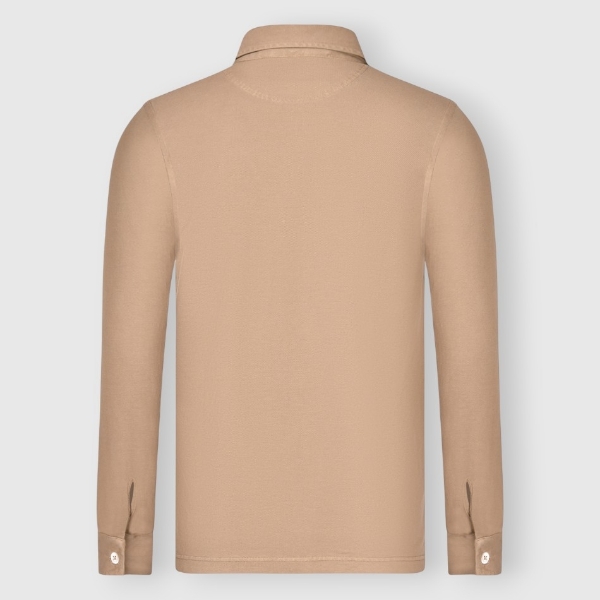 Picture of Long-sleeved vintage piquet polo