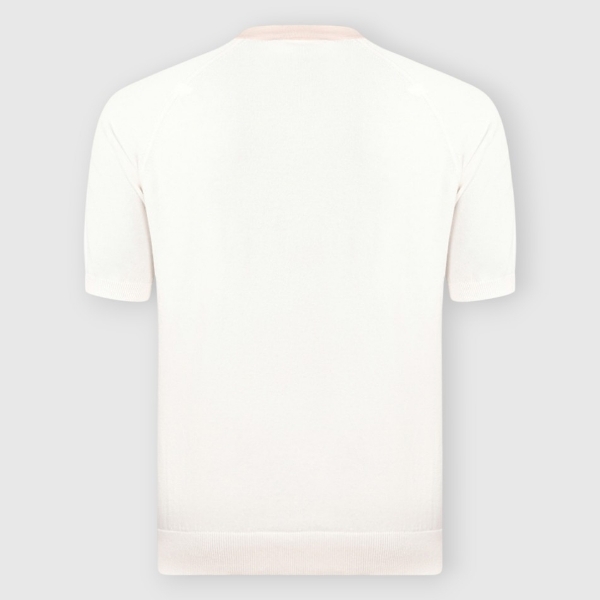 Immagine di T-shirt in maglia raglan in cotone organico