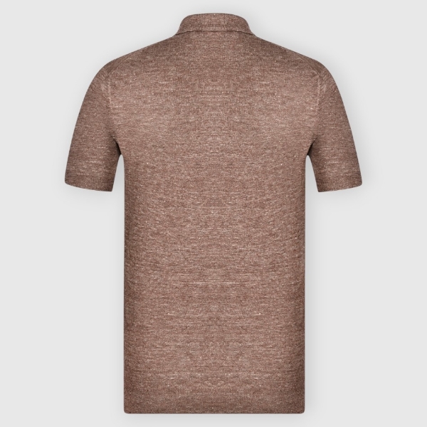 Picture of Knitted linen polo