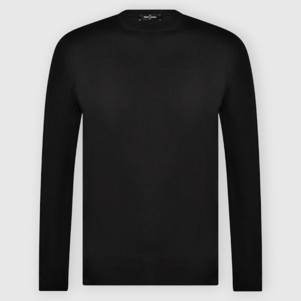 Picture of Wool cashmere and silk crew neck