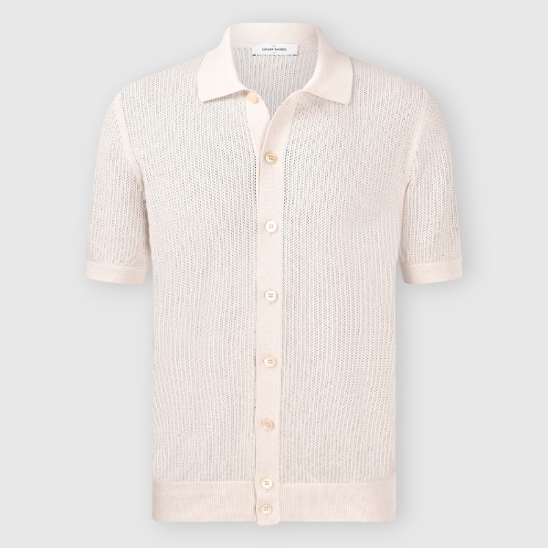 Immagine di Camicia in maglia lavorazione traforata
