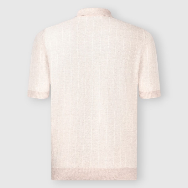 Picture of Striped jacquard knit polo