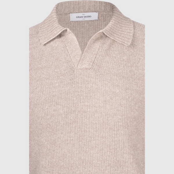 Immagine di Polo skipper in maglia chicco riso