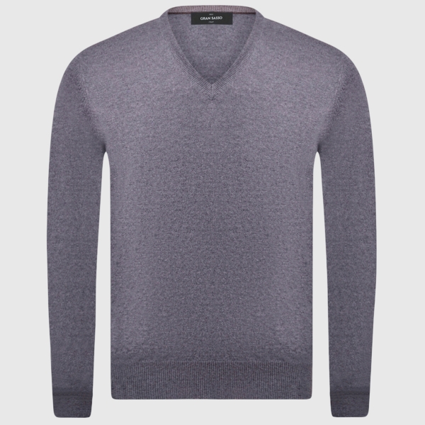 Immagine di Scollo v puro cashmere 