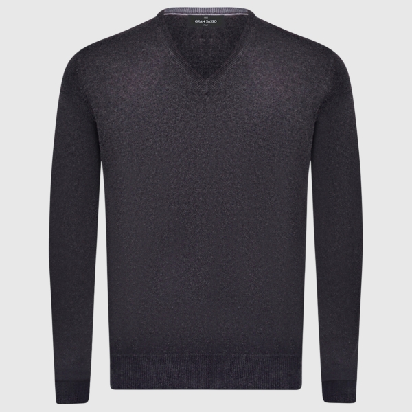 Immagine di Scollo v puro cashmere 