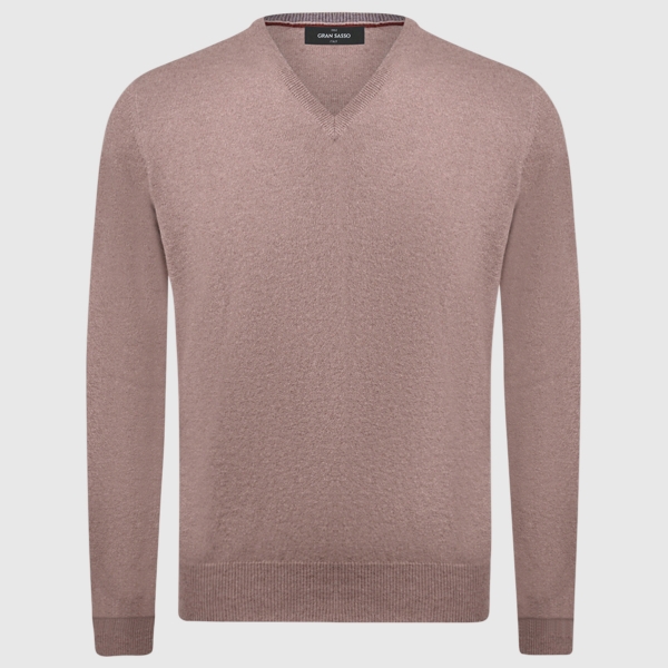 Immagine di Scollo v puro cashmere 