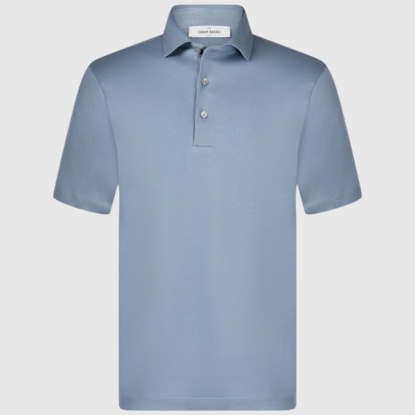 Picture of Interlock pima cotton jersey polo