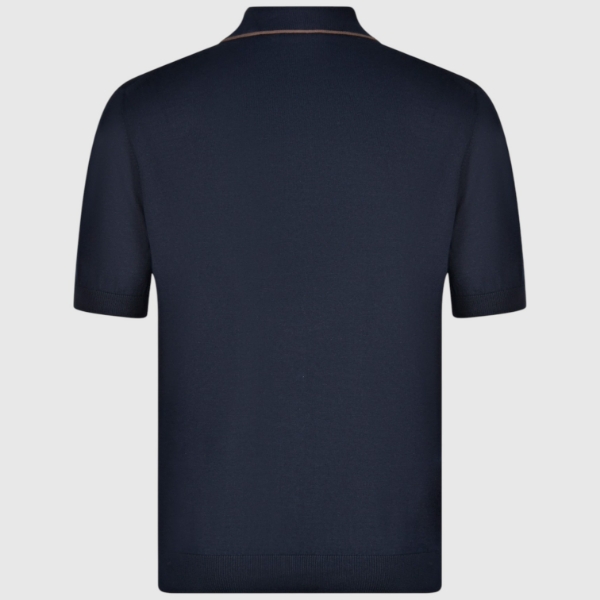 Immagine di Camicia in maglia fantasia intarsio a righe