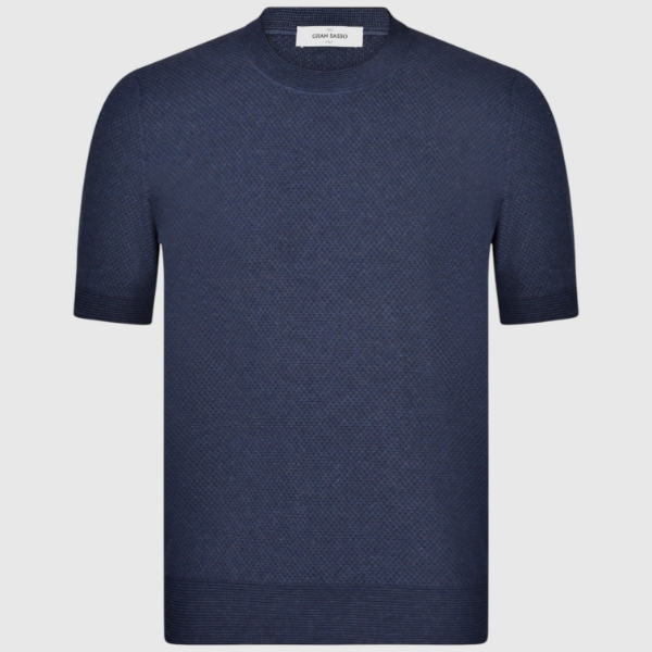 Immagine di T-shirt in maglia punto nido d’ape