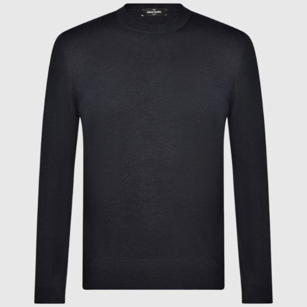Immagine di Girocollo in lana cashmere e seta