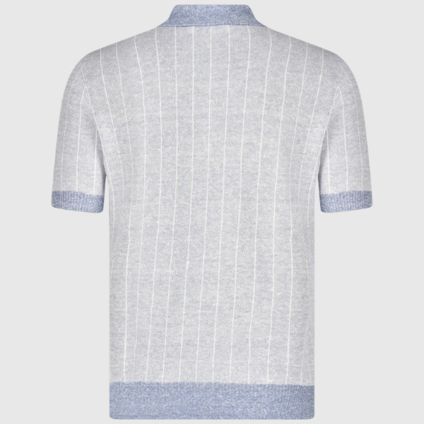 Picture of Striped jacquard knit polo