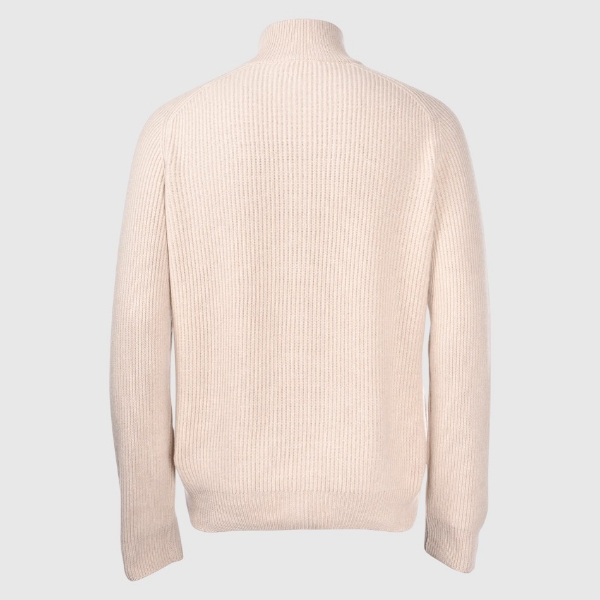 Picture of Cashmere ribbed full zip