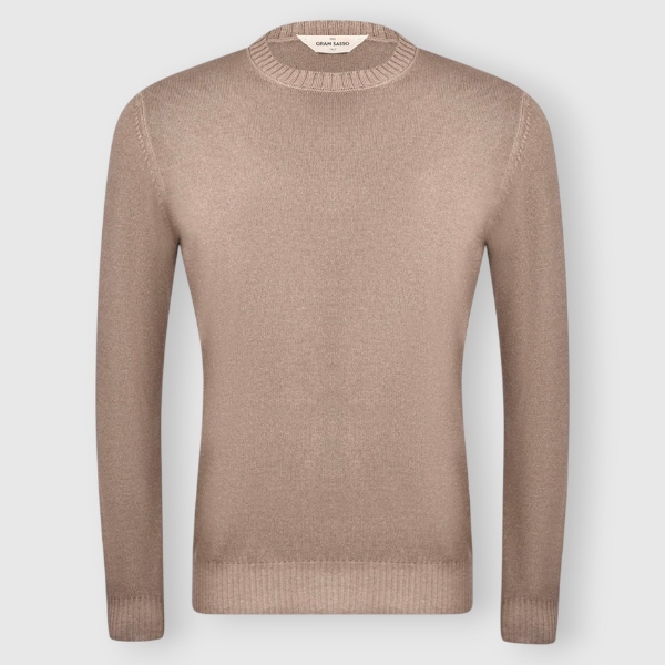 Picture of Ribbed details vintage crew neck