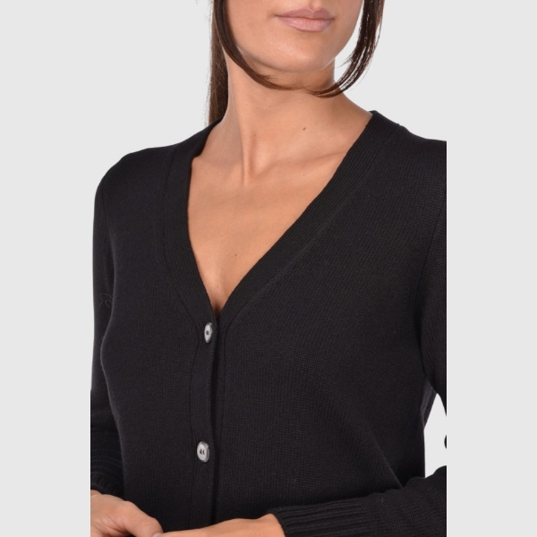 Picture of 3-ply cashmere blend cardigan