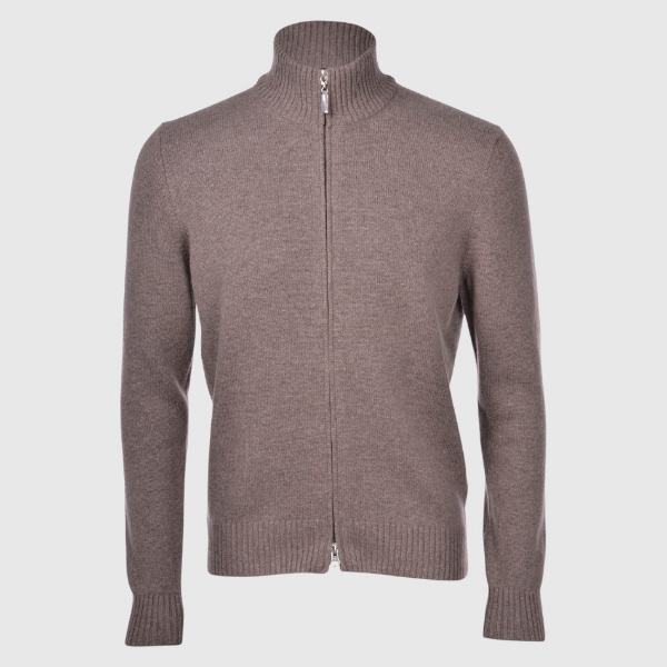 Picture of 2-ply cashmere full zip