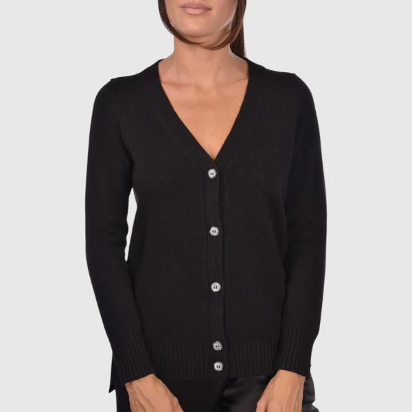 Picture of 3-ply cashmere blend cardigan