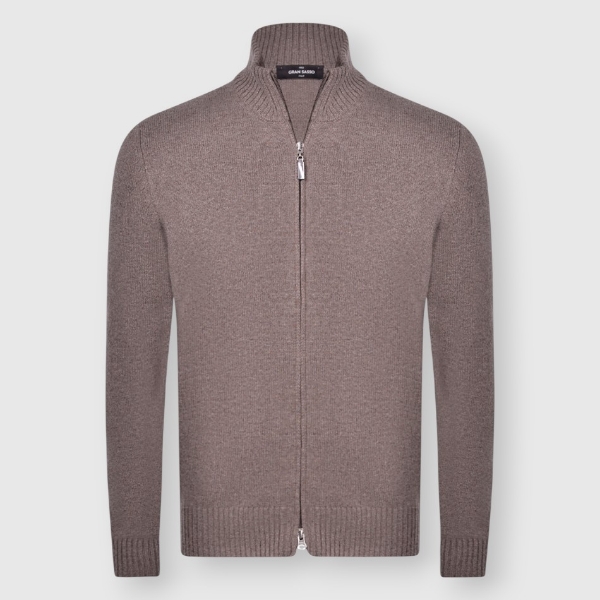 Picture of 2-ply cashmere full zip