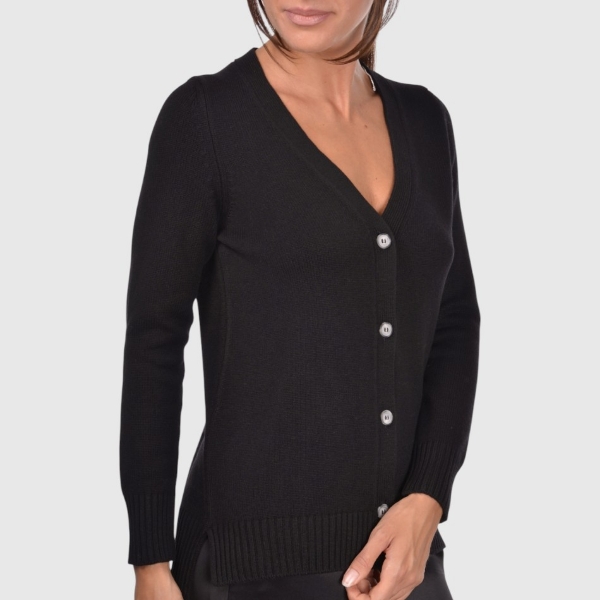 Picture of 3-ply cashmere blend cardigan