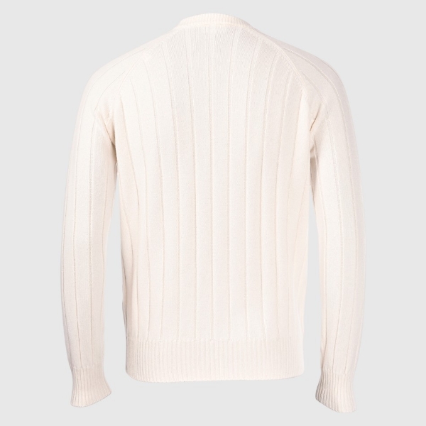 Immagine di Girocollo in cashmere a coste