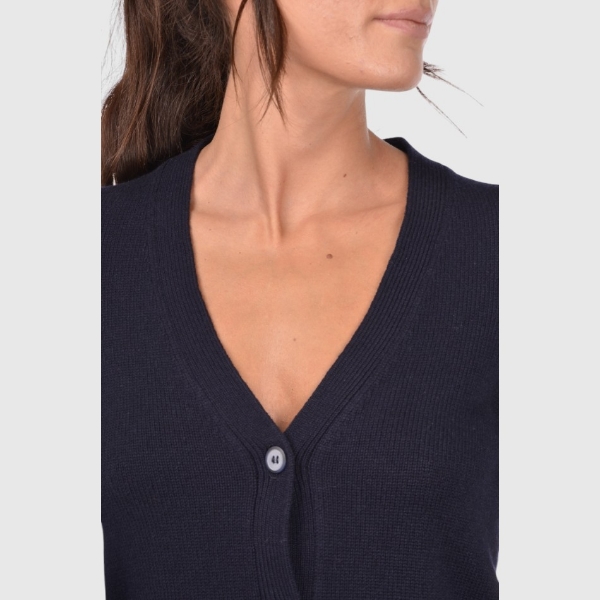 Immagine di Cardigan 3 fili in misto cashmere