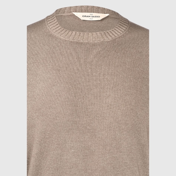 Picture of Ribbed details vintage crew neck