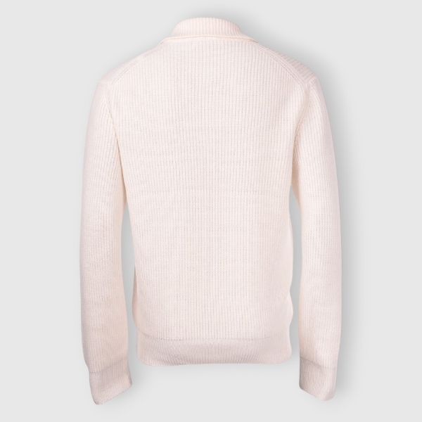 Picture of Half-fisherman's rib knit skipper polo