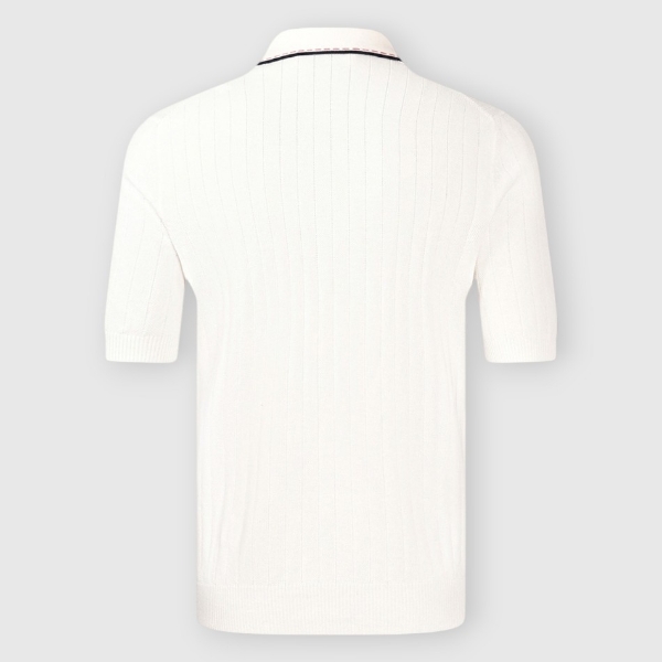 Immagine di Polo in maglia a coste organic cotton