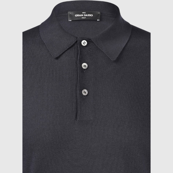 Picture of Long sleeve suvin knit polo