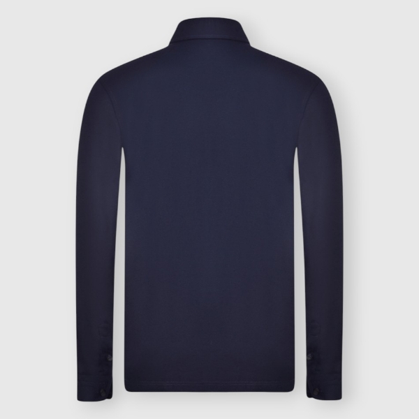 Picture of Five-buttons light piquet cotton polo