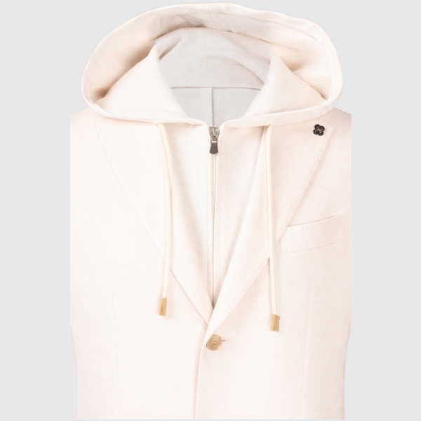 Immagine di Giacca a maglia inglese con cappuccio