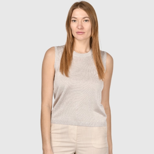 Picture of Lurex knit tank top