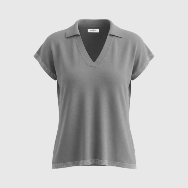 Immagine di Polo in maglia con lurex